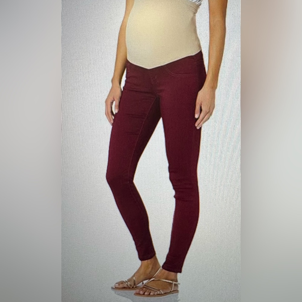NWT-Indigo Blue Maroon Maternity Pants